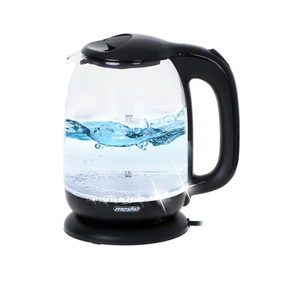 MESKO-CZAJNIK SZKLANY 1,7L CZARNY /1302B/