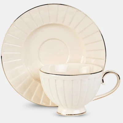 Komplet filiżanek porcelanowych Veroni Lizbona 230 ml