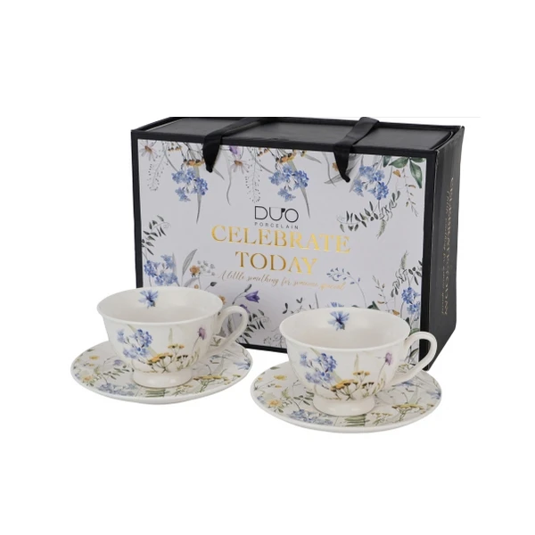Komplet filiżanek porcelanowych Duo Melody 0,25 l
