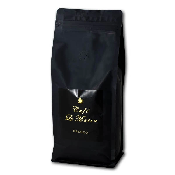 KAWA ZIARNISTA 1KG ŚWIEŻO PALONA CREMA ARABICA CAFFE LE MATIN FRESCO BRASIL