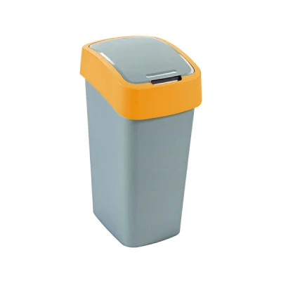 Kosz na śmieci Curver Flip Bin 45 l żółty