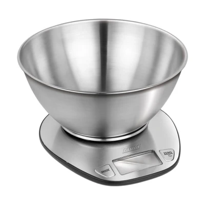 WAGA KUCHENNA Z MISĄ MPM MWK-05M srebrny/szary 5 kg WYŚWIETLACZ DOKŁADNA