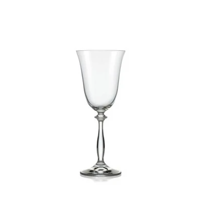 KIELISZKI DO WINA SZKLANE KOMPLET 6 SZTUK POJEMNOŚĆ 250 ML ELEGANCKIE