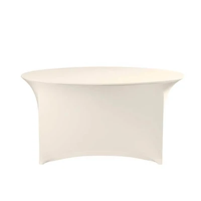 Obrus okrągły Hendi 80-85 cm kremowy