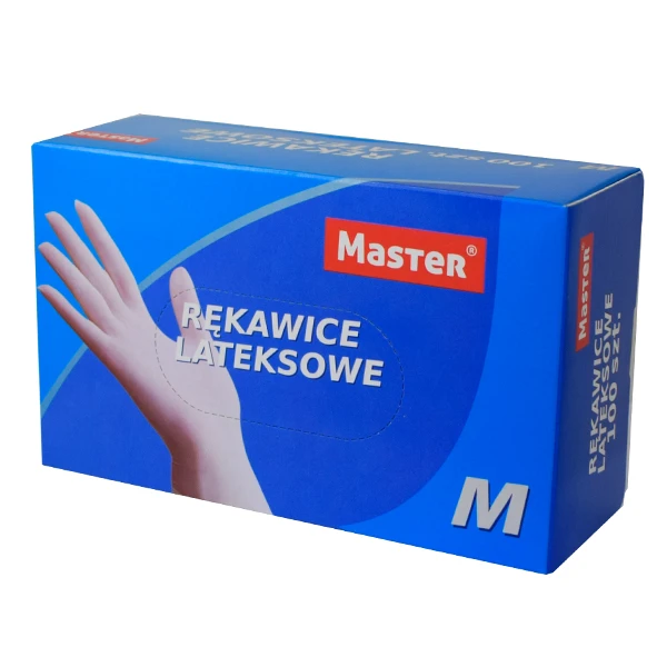 Rękawice lateksowe diagnostyczne IKA S412 rozmiar M