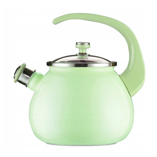 OFNE-CZAJNIK PYZA GŁADKI 2,5 L*ZIELONY PASTEL* 740806