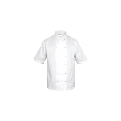 ST-BLUZA KUCHARSKA BIAŁA KRÓTKI RĘKAW *M* UNISEX 634073