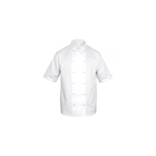 ST-BLUZA KUCHARSKA BIAŁA KRÓTKI RĘKAW *M* UNISEX 634073