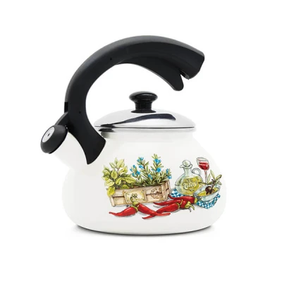 TG-CZAJNIK EMAL. 2.4L NEW BELLY RUCHOMY GWIZDEK *PAPRYKA 1411*