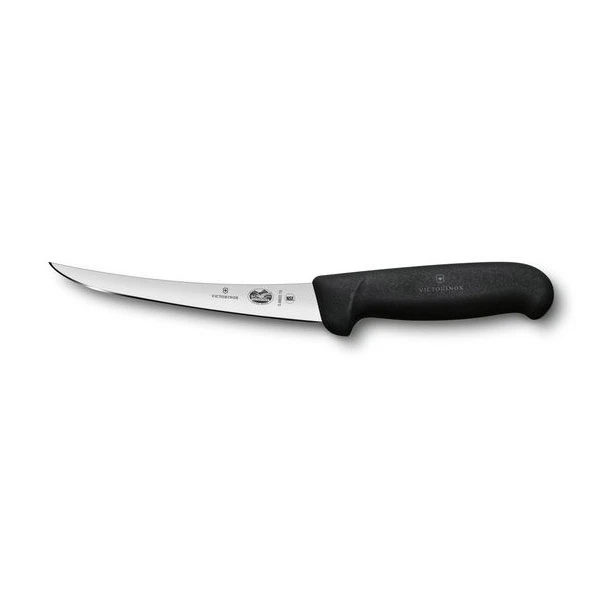 VIC-NÓŻ *TRYBOWNIK 12CM * OSTRZE GŁADKIE CZARNY FIBROX 5.6603.12