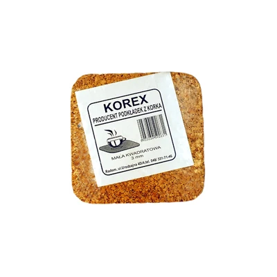 Podkładka korkowa KOREX kwadratowa 10 x 10 cm