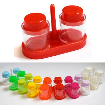 Komplet przyprawników plastikowych sól i pieprz A'12