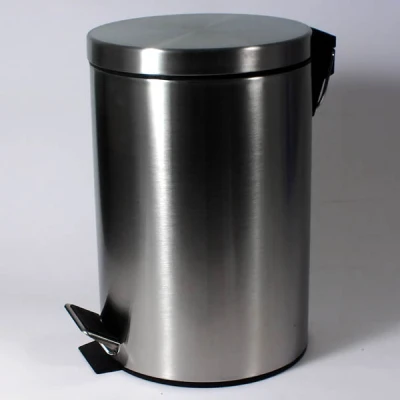 Kosz na śmieci Metlex stal nierdzewna 12 l