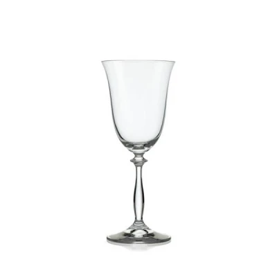 KIELISZKI DO WINA SZKLANE KOMPLET 6 SZTUK POJEMNOŚĆ 350 ML ELEGANCKIE