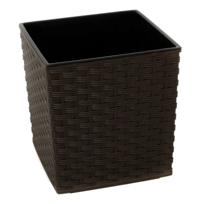LAM-DONICZKA *JUKA RATTAN* 400X400 MOKKA