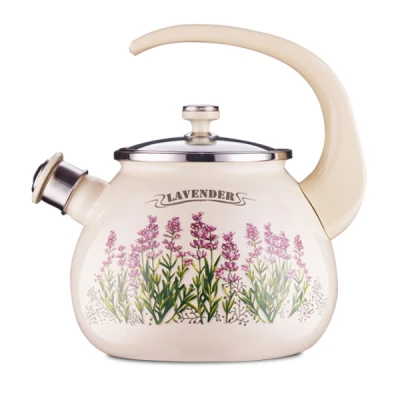OFNE-CZAJNIK PYZA ZDOBIONY 2,5 L*KREM LAWENDA* 740851