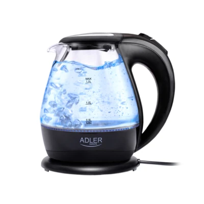 ADLER-CZAJNIK ELEKTRYCZNY SZKLANY 1,5L 2200W /1224/