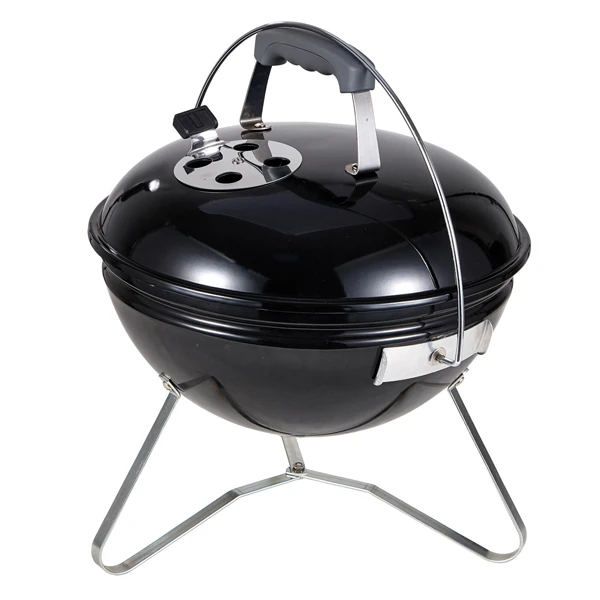 GRILL OGRODOWY TRÓJNÓG DUŻY NISKI Z POKRYWĄ GRIL 37x37x h44cm