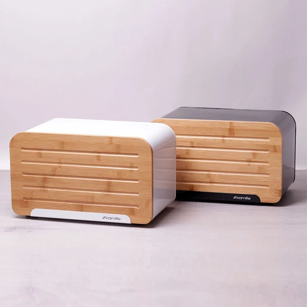 Chlebak stalowy Kamille 35 x 21 x 20 cm