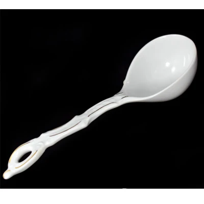 Łyżka do wazy porcelanowa Ćmielów Rococo 31 cm