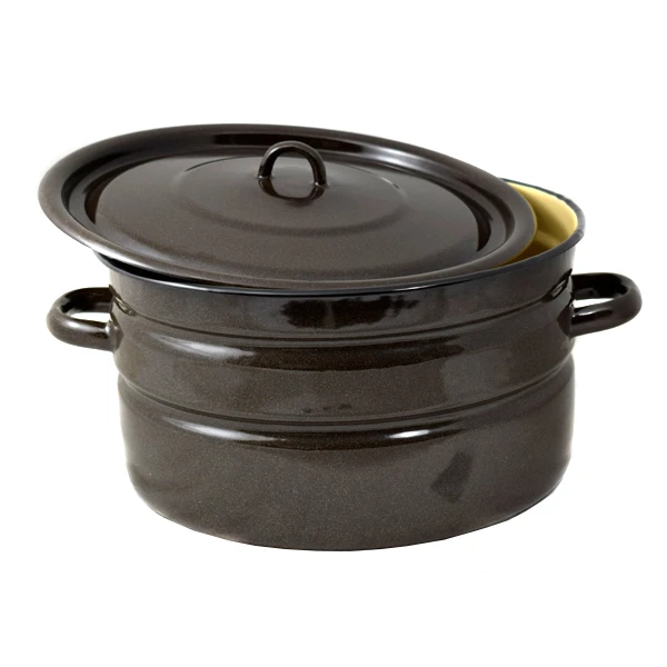 OFNE-GARNEK EMAL. 32CM 14L Z/P *BRĄZOWY* 631147