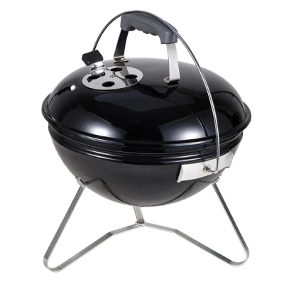 GRILL OGRODOWY TRÓJNÓG DUŻY NISKI Z POKRYWĄ GRIL 37x37x h44cm
