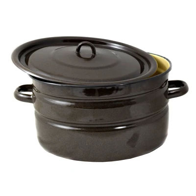 OFNE-GARNEK EMAL. 32CM 14L Z/P *BRĄZOWY* 631147