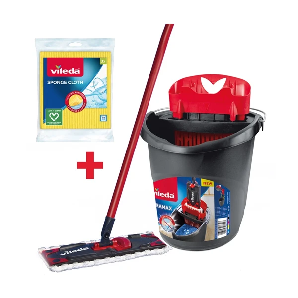 Mop płaski Vileda Ultramax z wiadrem 10 l