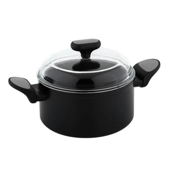 GARNEK INDUKCYJNY 20CM 3,1L POWŁOKA NIEPRZYWIERAJĄCA Z POKRYWKĄ POKRYWĄ