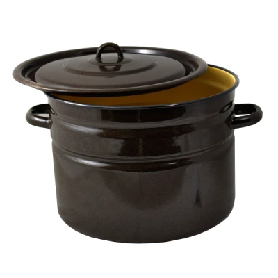 OFNE-GARNEK EMAL. 32CM 16L Z/P *BRĄZOWY* 631130