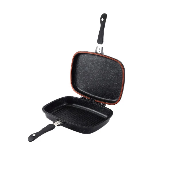 Patelnia grillowa Kamille 32 x 24 cm marmurowa