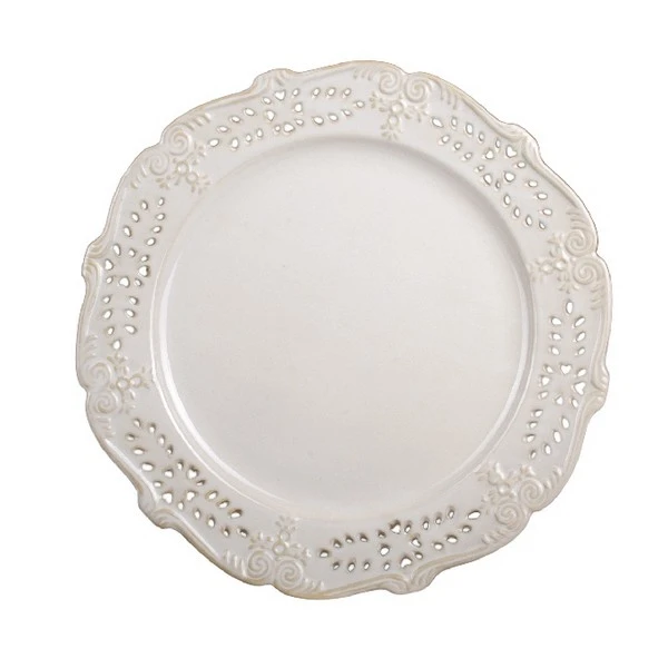 Talerz obiadowy Veroni Amelia 24,5 cm