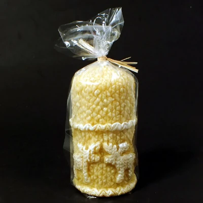 Świeca ozdobna Adpal Walec 12,5 x 7 cm
