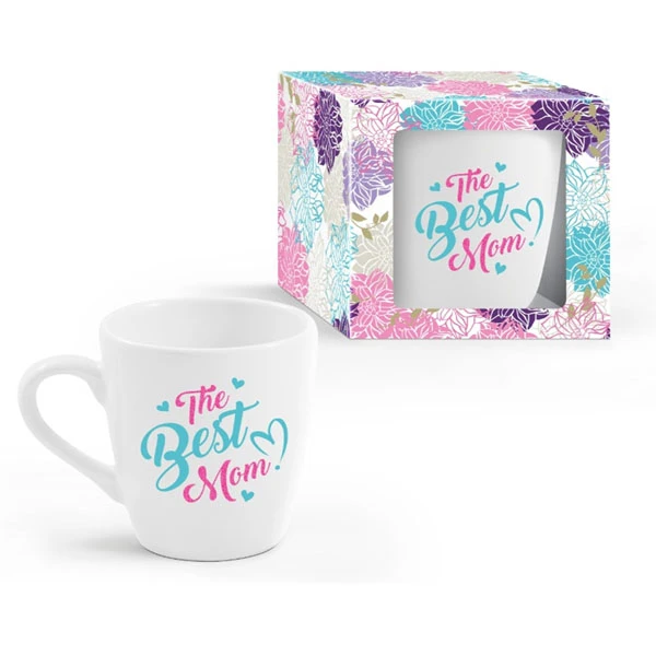 Kubek porcelanowy BGtech Baryłka The Best Mom 0,3 l