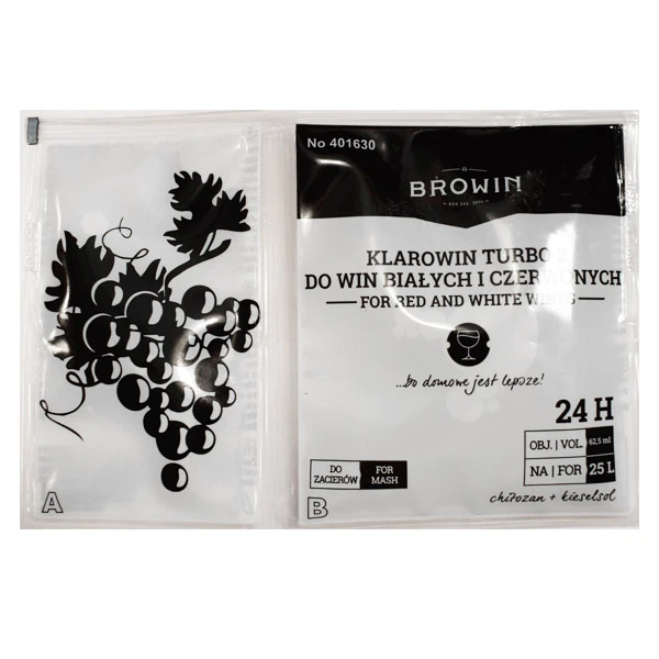 Środek klarujący do win Browin Klarowin Turbo 2 65 g