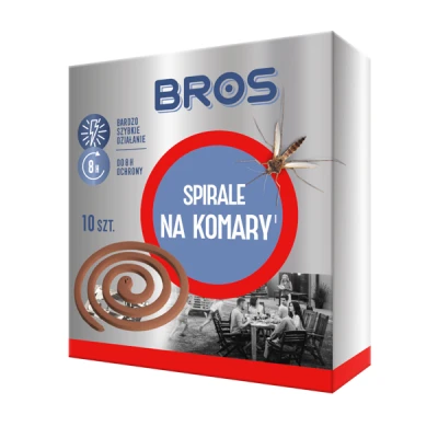 Spirale na komary BROS 10 sztuk