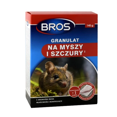 Granulat na myszy i szczury BROS 140 g
