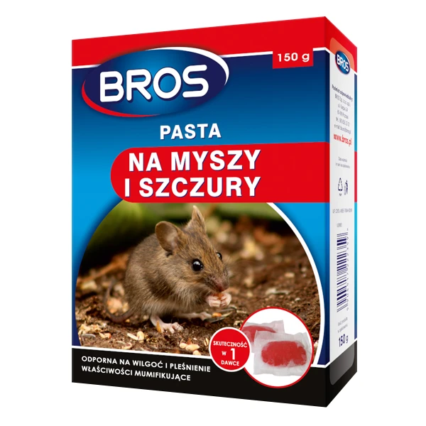 Pasta na myszy i szczury BROS 150 g