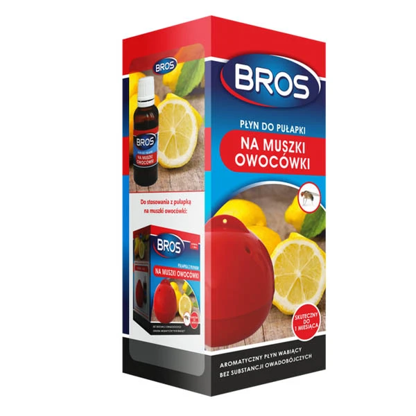 Płyn do pułapki na muszki owocówki BROS 15 ml