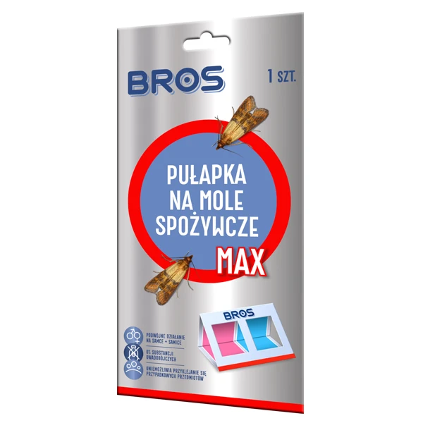 Pułapka na mole spożywcze BROS MAX 12,5 x 25,7 cm