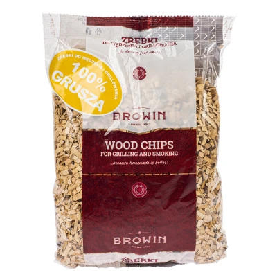 Zrębki wędzarnicze BROWIN 100% grusza 450 g
