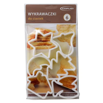 Foremki do ciastek DOM-MET z tworzywa sztucznego