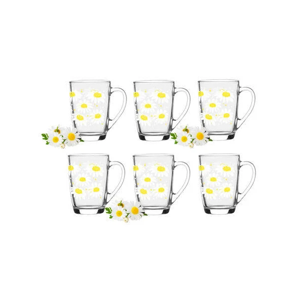 KUBEK ALA 300ML STOKROTKI CERAMICZNY Z WZOREM KWIATOWYM DO HERBATY