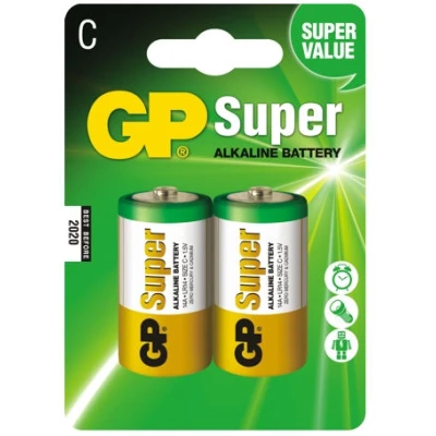 Bateria alkaliczna GP Super Alkaline LR14 C 1,5V 2 sztuki