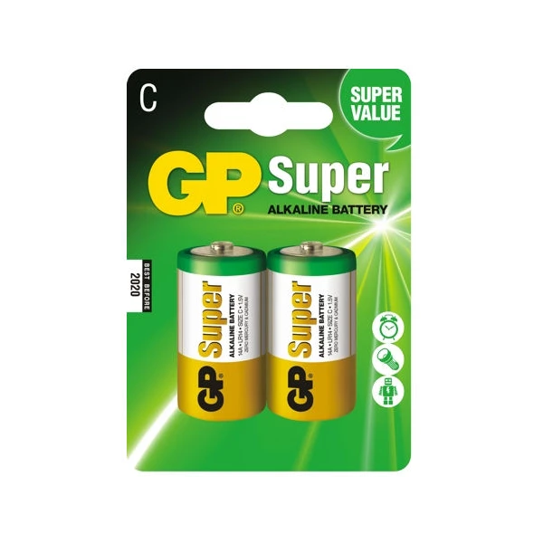 Bateria alkaliczna GP Super Alkaline LR14 C 1,5V 2 sztuki